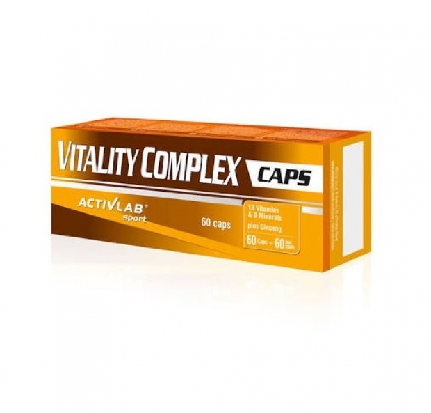 Vitality Complex 60 caps Vitaminas & Minerais Activlab Produtos